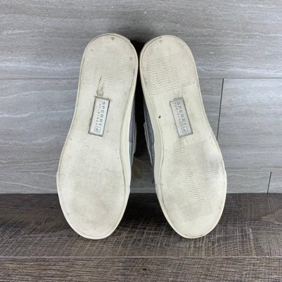 Women's SPERRY Glitter Patent Boat Shoe - Picture 11 of 11